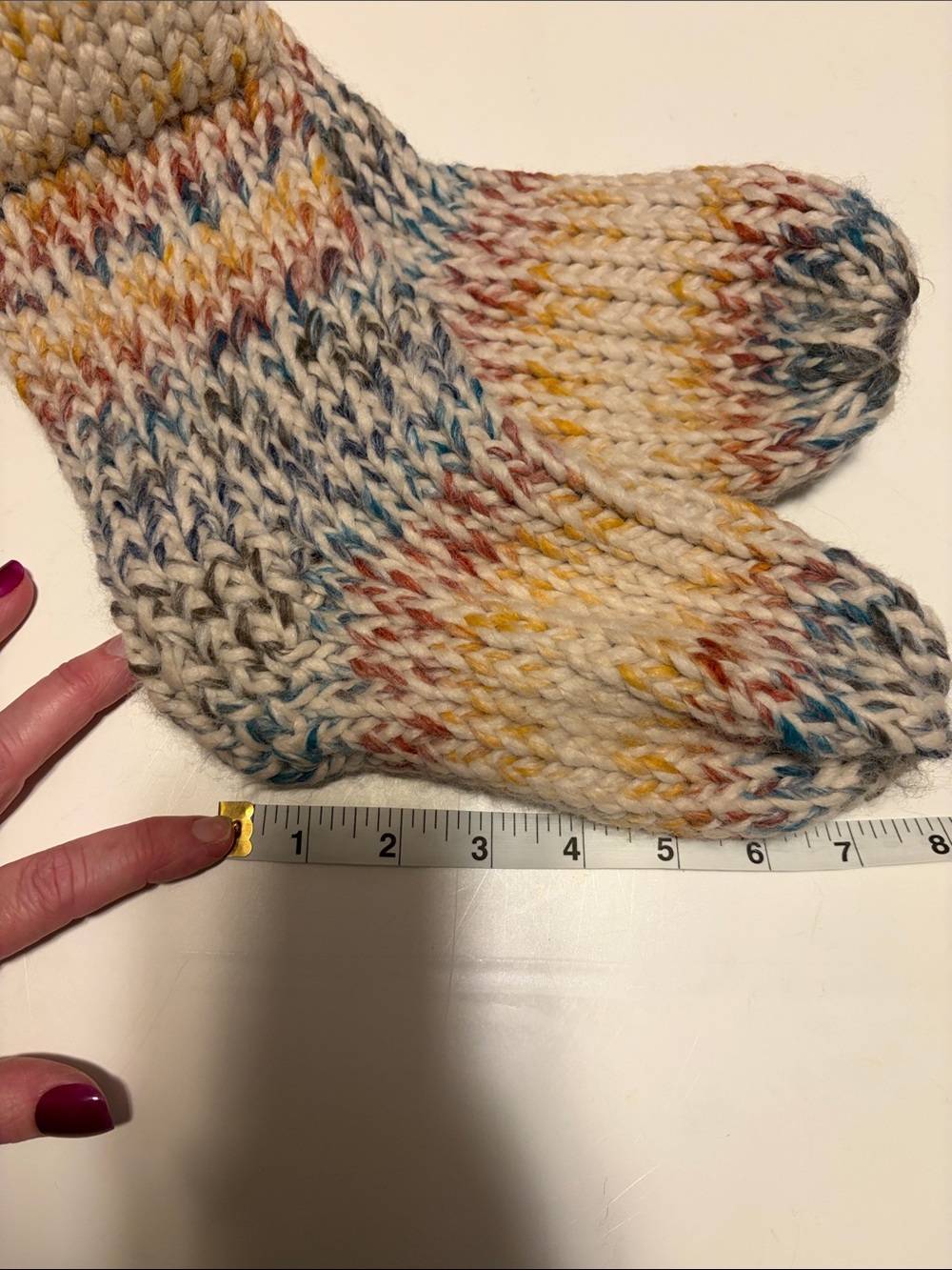 Hand-Knit Wool-blend Socks - Picture 5 of 5